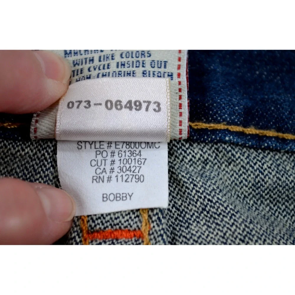 True Religion Blue Jeans‎ Bobby Men's 36x34 Inseam 34.5